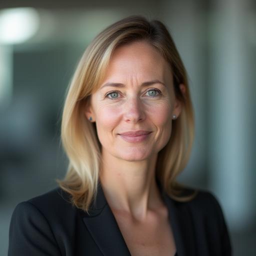 Porträt von Sarah Müller, Leiterin Flugbetrieb bei Silberfalke